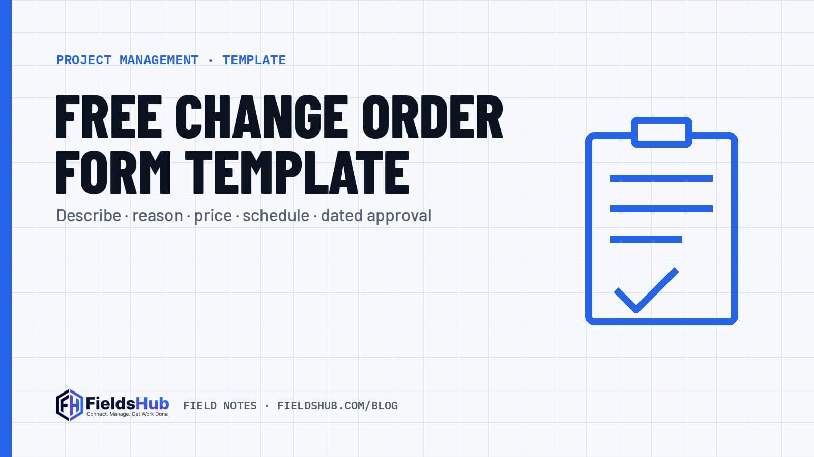 Free Change Order Form Template for Contractors (and How to Use It)